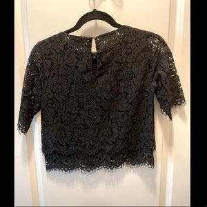 “Gwendalyn” lace crop top by Space 46